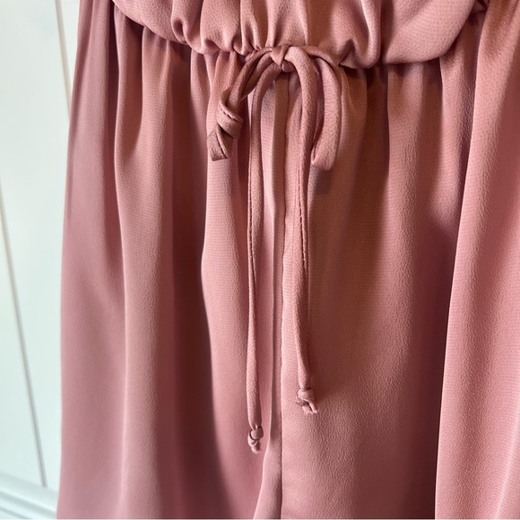 Everly Romper Sleeveless with Flowers in Dusty Pink Size S - Picture 8 of 12